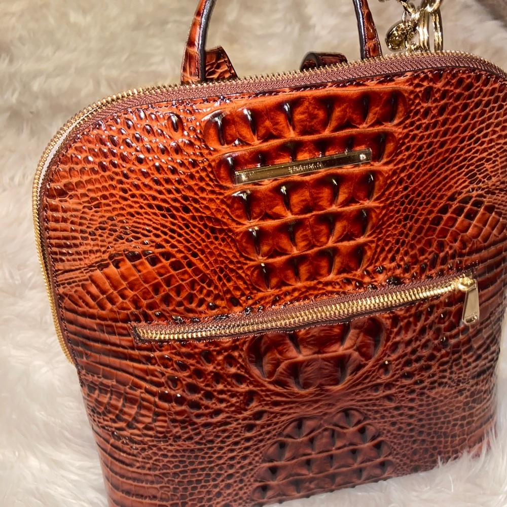 Brahmin Croc Backpack